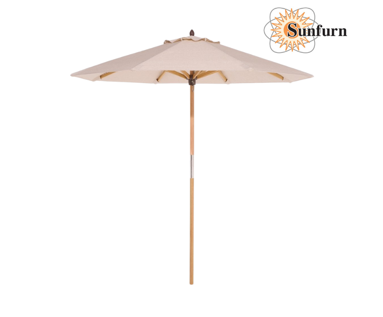 SUN211050906 - Eucalyptus Hardwood Parasol - 2.5m